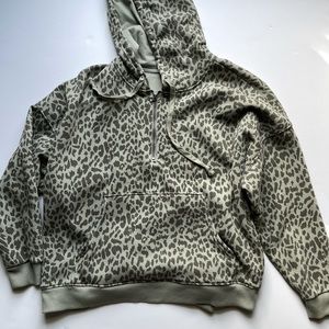 American Eagle Leopard Hoodie